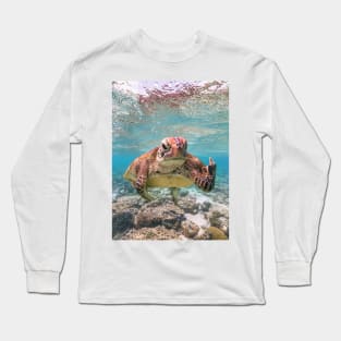 Funny Turtle Long Sleeve T-Shirt